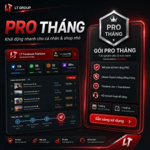 LT Facebook Publisher PRO – PRO THÁNG